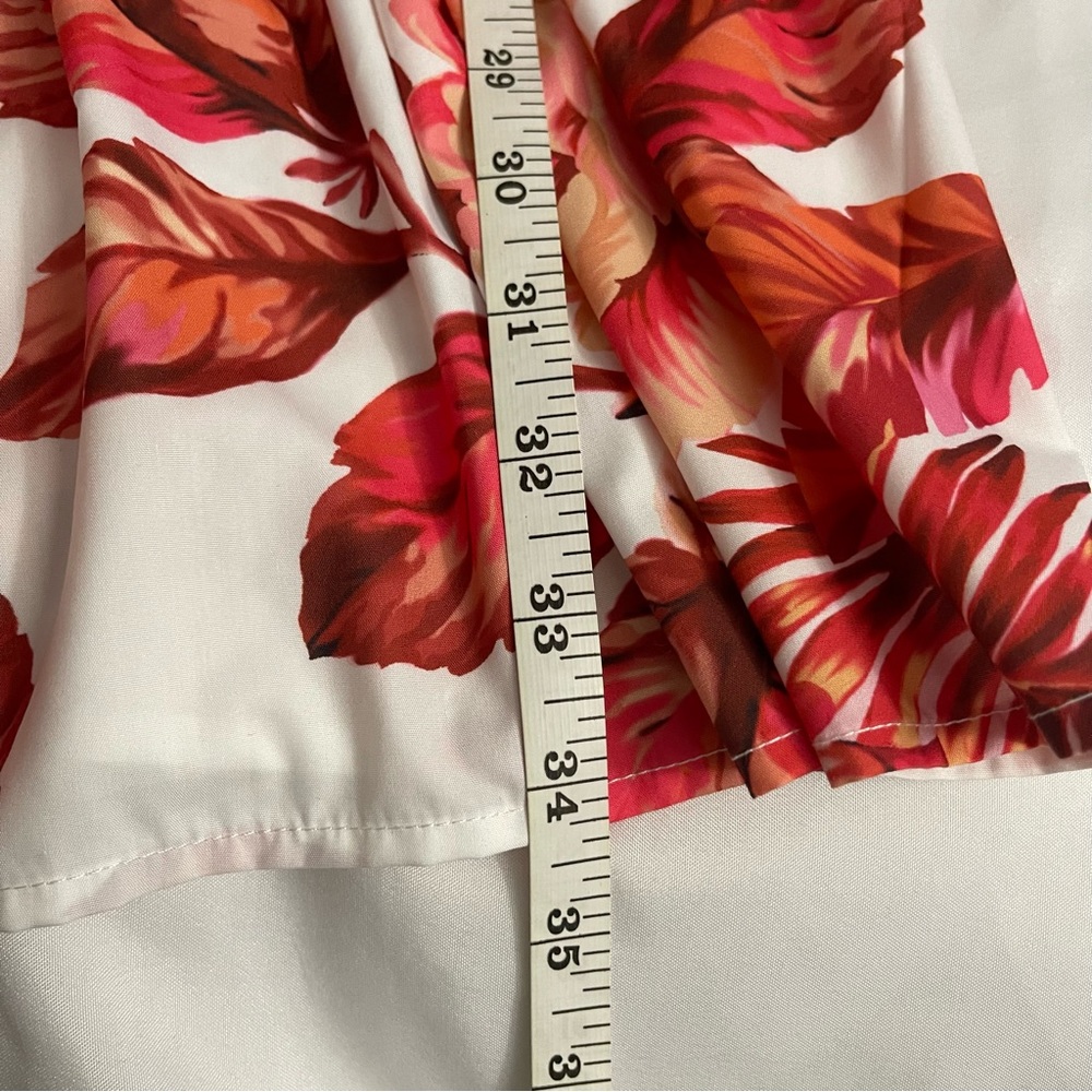 Floral print long sleeve Shirred back ruffled cutout mini dress - Picture 10 of 11
